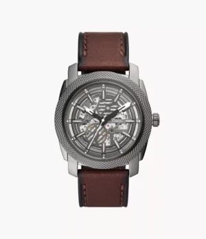 FOSSIL MACHINE AUTOMATIC BROWN LEATHER