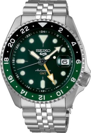 SEIKO 5 SPORTS 'BI-COLOUR GREEN' GMT